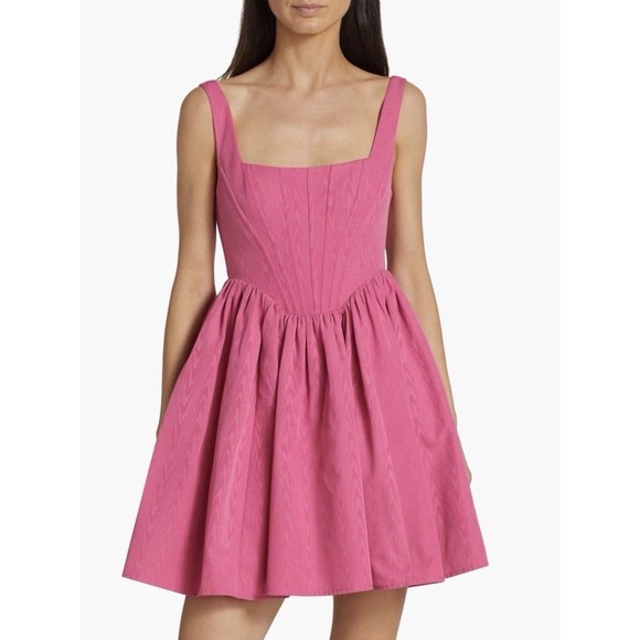 STAUD Dresses & Skirts - STAUD Pink Mini Dress